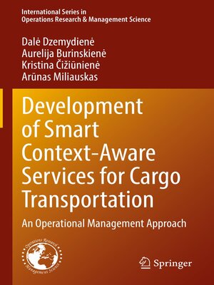 cover image of Development of Smart Context-Aware Services for Cargo Transportation